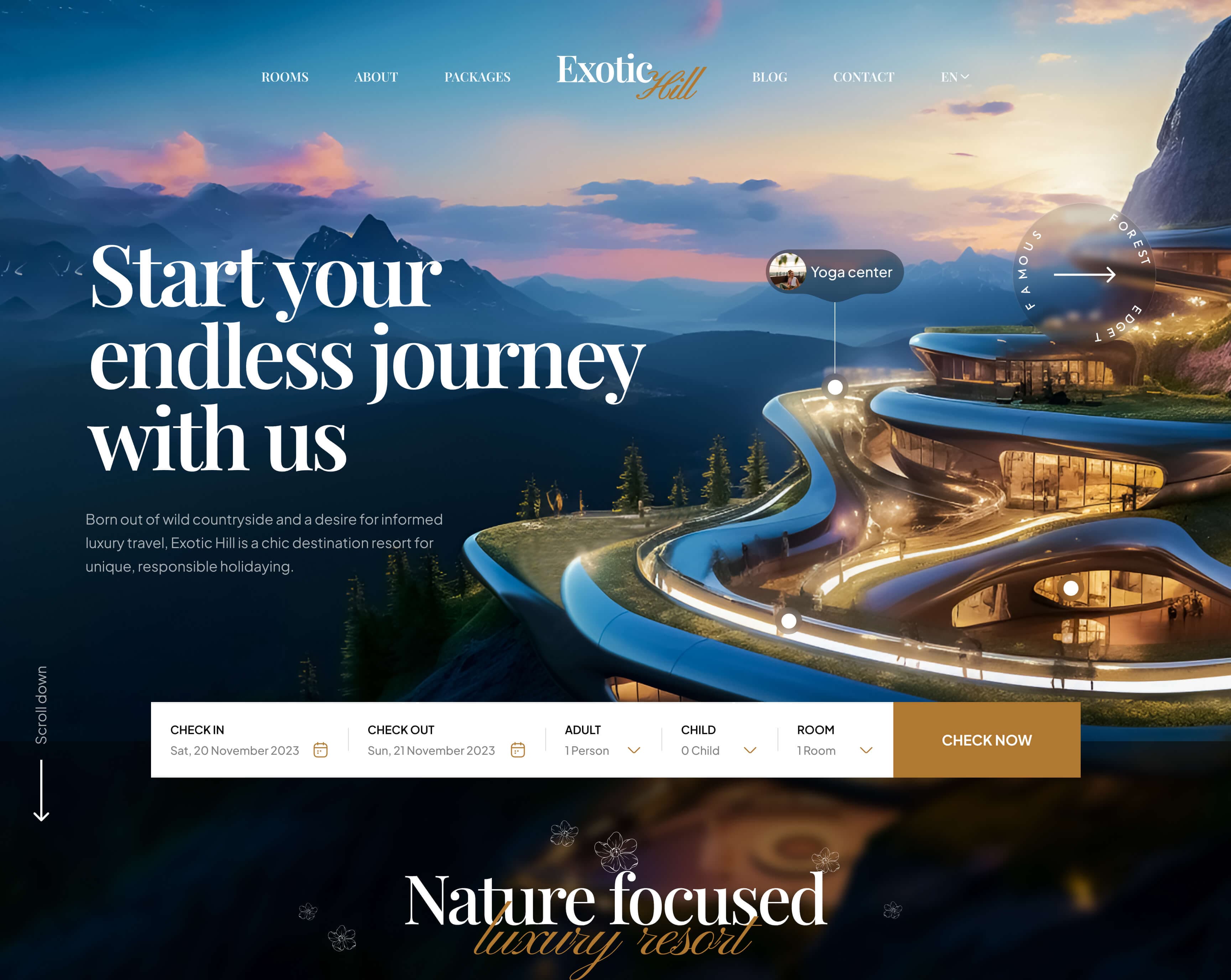 Boutique hotel booking